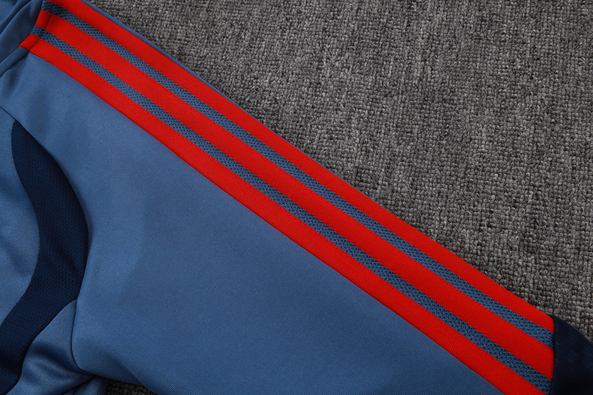 2026-27 Bayern Munich Blue Full Zip Training Suit Adults Or Children