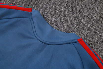 2026-27 Bayern Munich Blue Full Zip Training Suit Adults Or Children