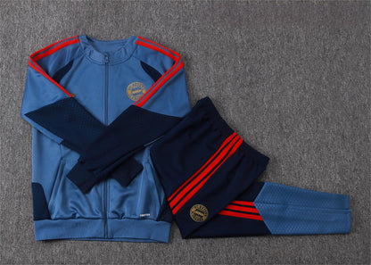 2026-27 Bayern Munich Blue Full Zip Training Suit Adults Or Children