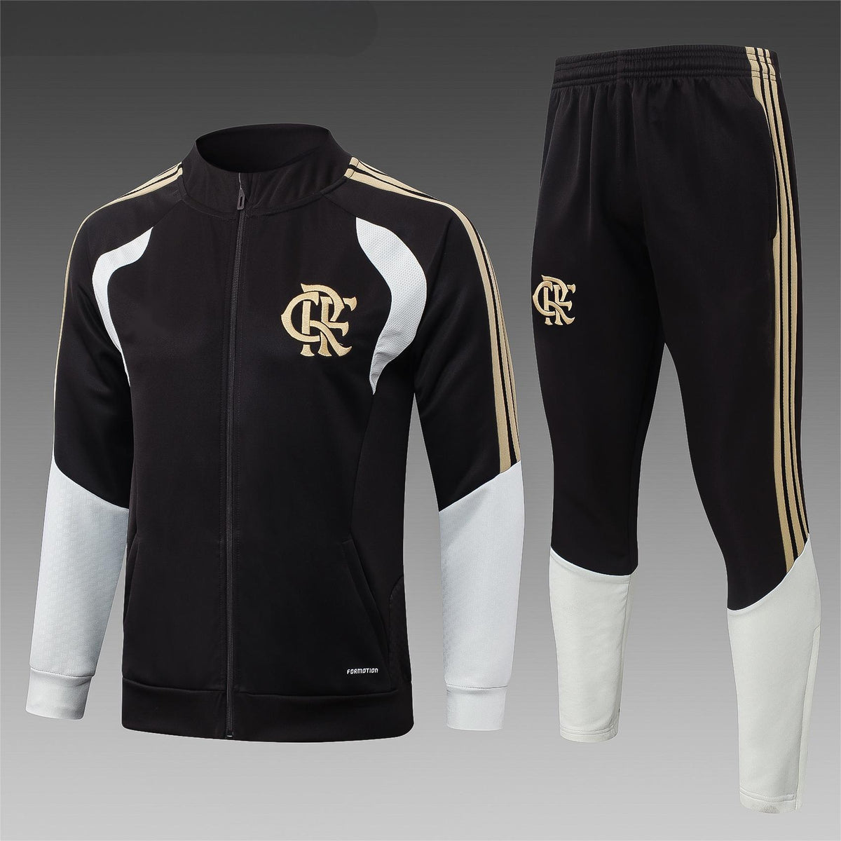 2026-27 Flamengo Deep Brown Full Zip Training Suit Adults Or Children