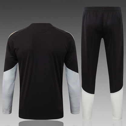 2026-27 Flamengo Deep Brown Half Zip Training Suit Adults Or Children