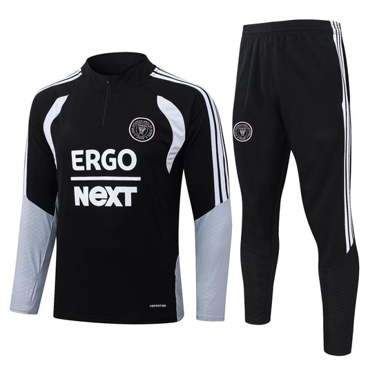 2026-27 Miami Black Half Zip Training Suit Adults Or Children