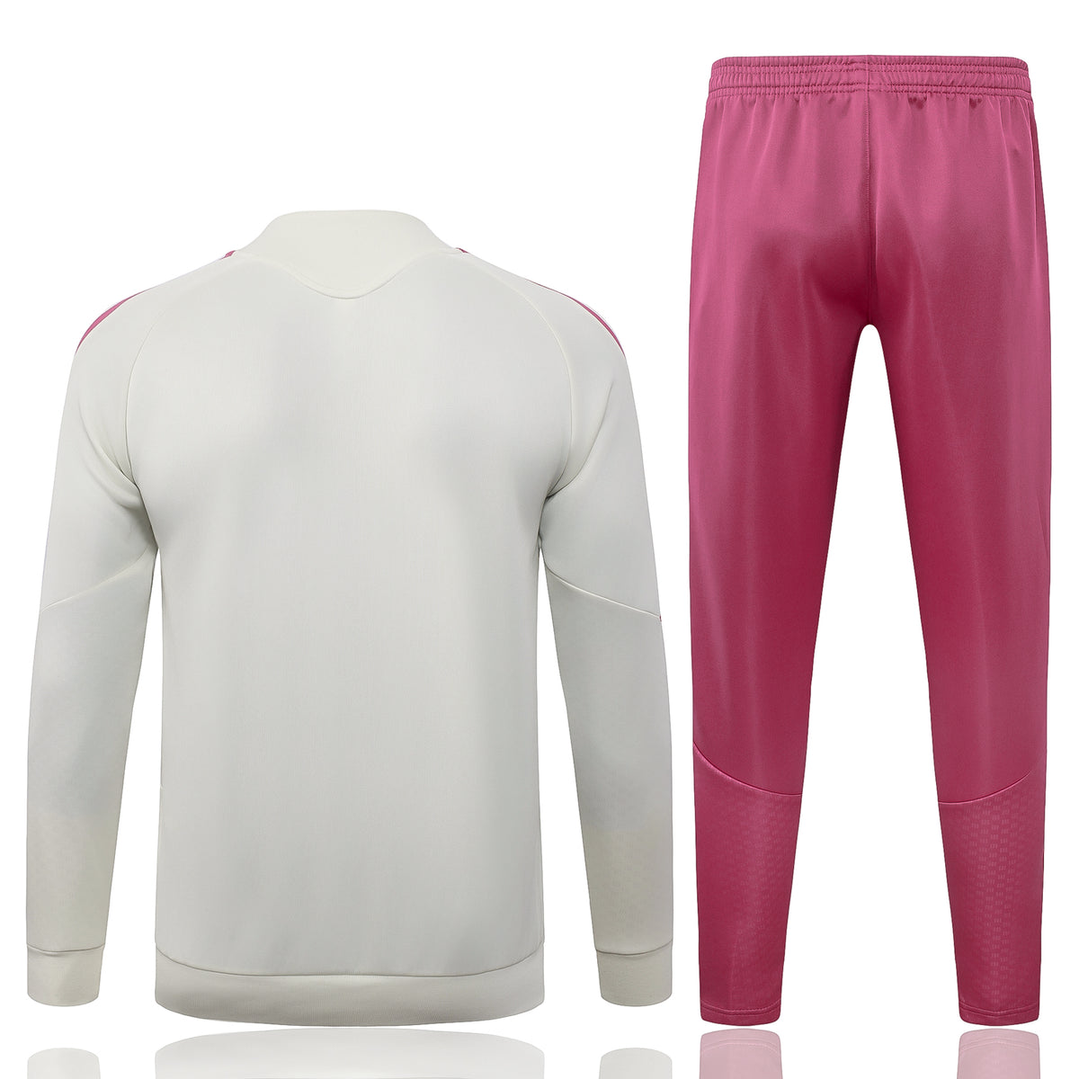 2026-27 Real Madrid Beige Full Zip Training Suit Adults Or Children