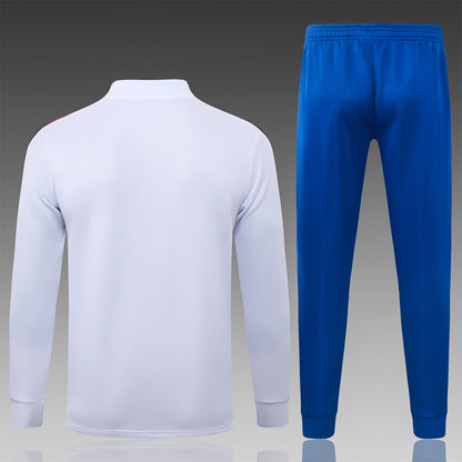 2026 France White Full Zip Training Suit Adults Or Children