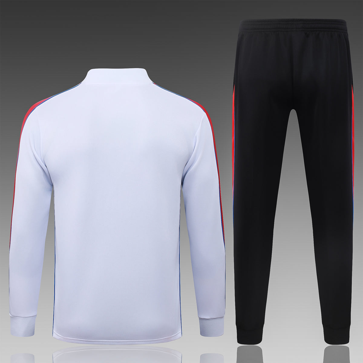 2026-27 Paris White Red Full Zip Training Suit Adults Or Children