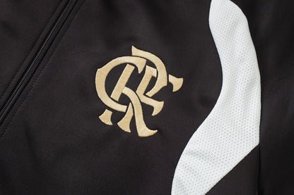 2026-27 Flamengo Deep Brown Full Zip Training Suit Adults Or Children