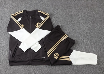 2026-27 Flamengo Deep Brown Full Zip Training Suit Adults Or Children