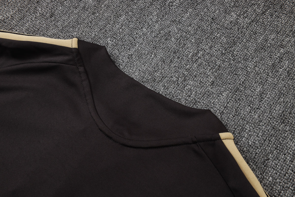 2026-27 Flamengo Deep Brown Half Zip Training Suit Adults Or Children