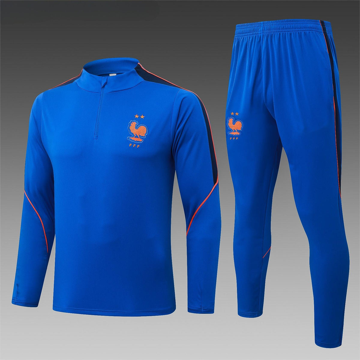 2026 France Blue Half Zip Training Suit Adults Or Children