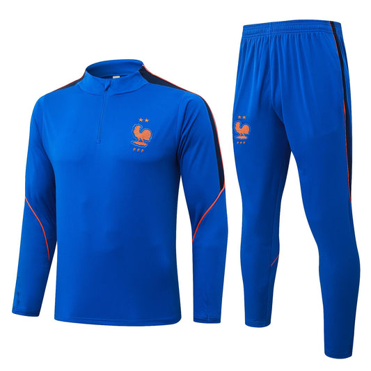 2026 France Blue Half Zip Training Suit Adults Or Children