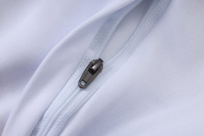 2026-27 Juventus White Full Zip Training Suit Adults Or Children
