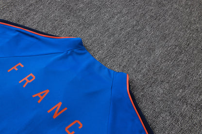 2026 France Blue Half Zip Training Suit Adults Or Children