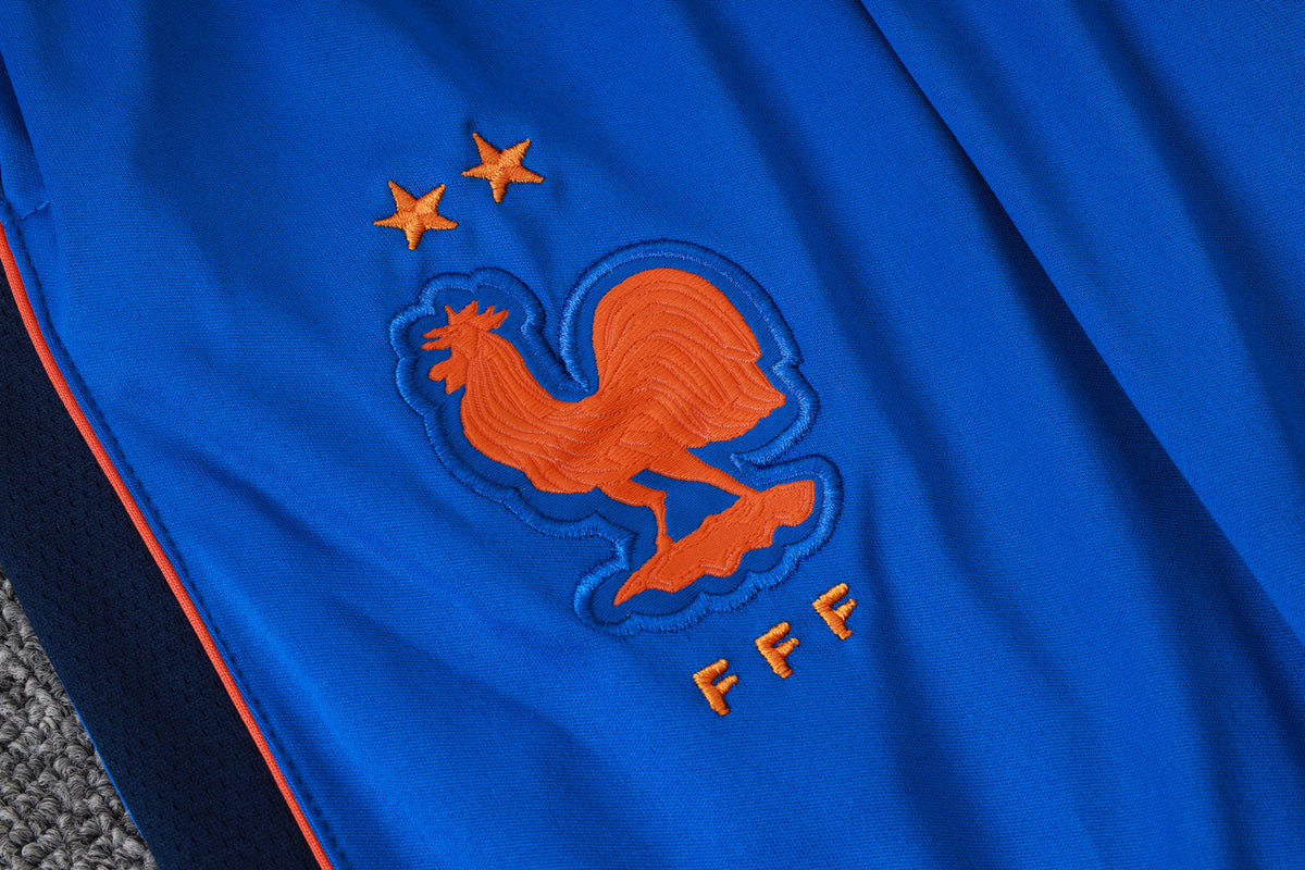 2026 France Blue Half Zip Training Suit Adults Or Children