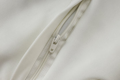 2026-27 Real Madrid Beige Full Zip Training Suit Adults Or Children