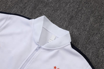2026 France White Full Zip Training Suit Adults Or Children