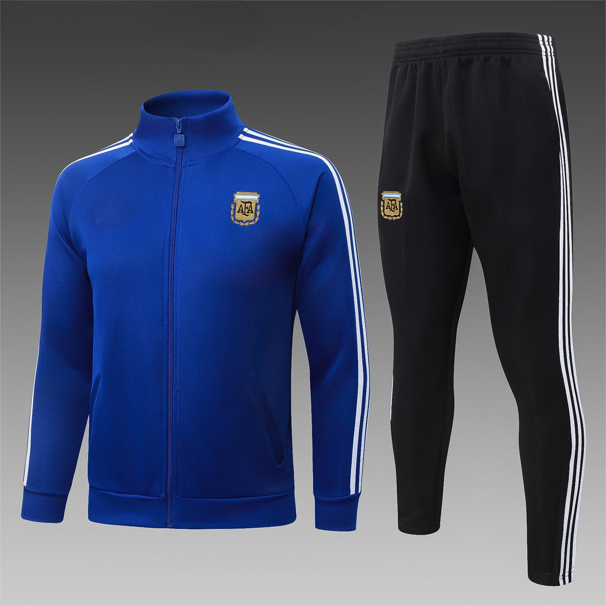 2026 Argentina Color Blue Full Zip Training Suit Adults Or Children