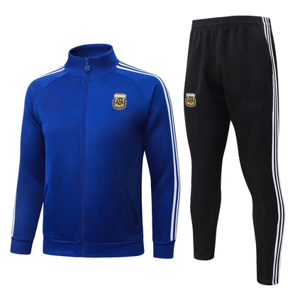 2026 Argentina Color Blue Full Zip Training Suit Adults Or Children