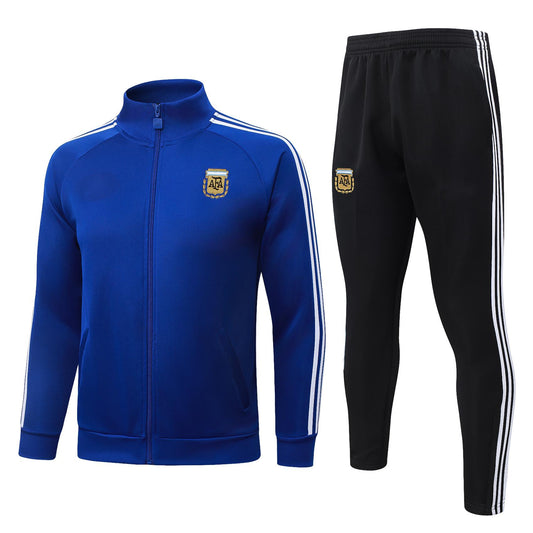 2026 Argentina Color Blue Full Zip Training Suit Adults Or Children