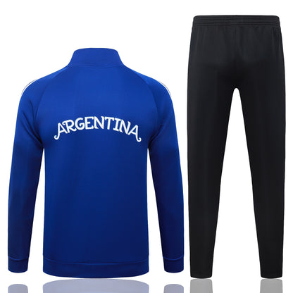 2026 Argentina Color Blue Full Zip Training Suit Adults Or Children