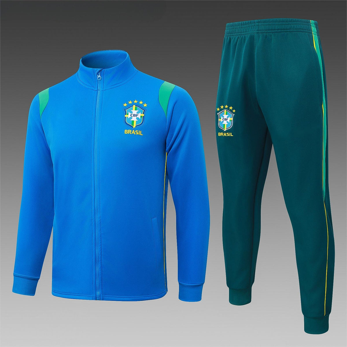 2026 Brazil Lake Blue Full Zip Training Suit Adults Or Children