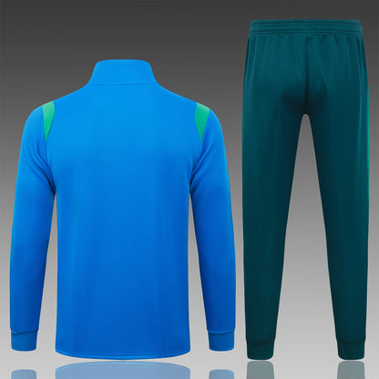 2026 Brazil Lake Blue Full Zip Training Suit Adults Or Children