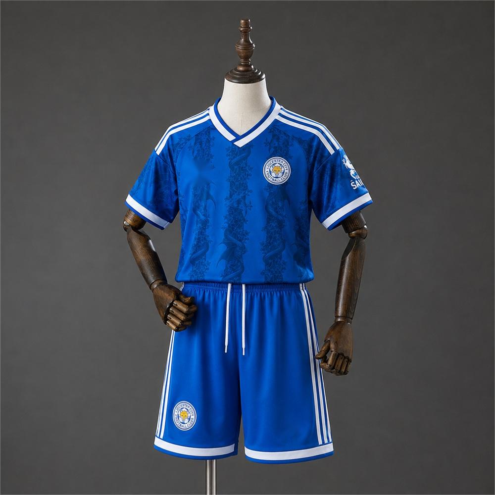 2026-27 Leicester City Heimtrikot Blau Kindergrößen 16-28