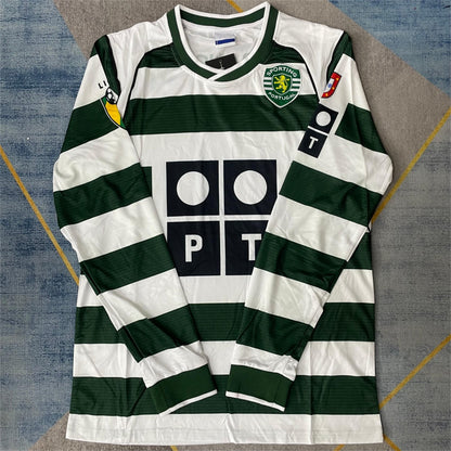 2001-03 Lisbon Home Retro Long Sleeve S-2XL