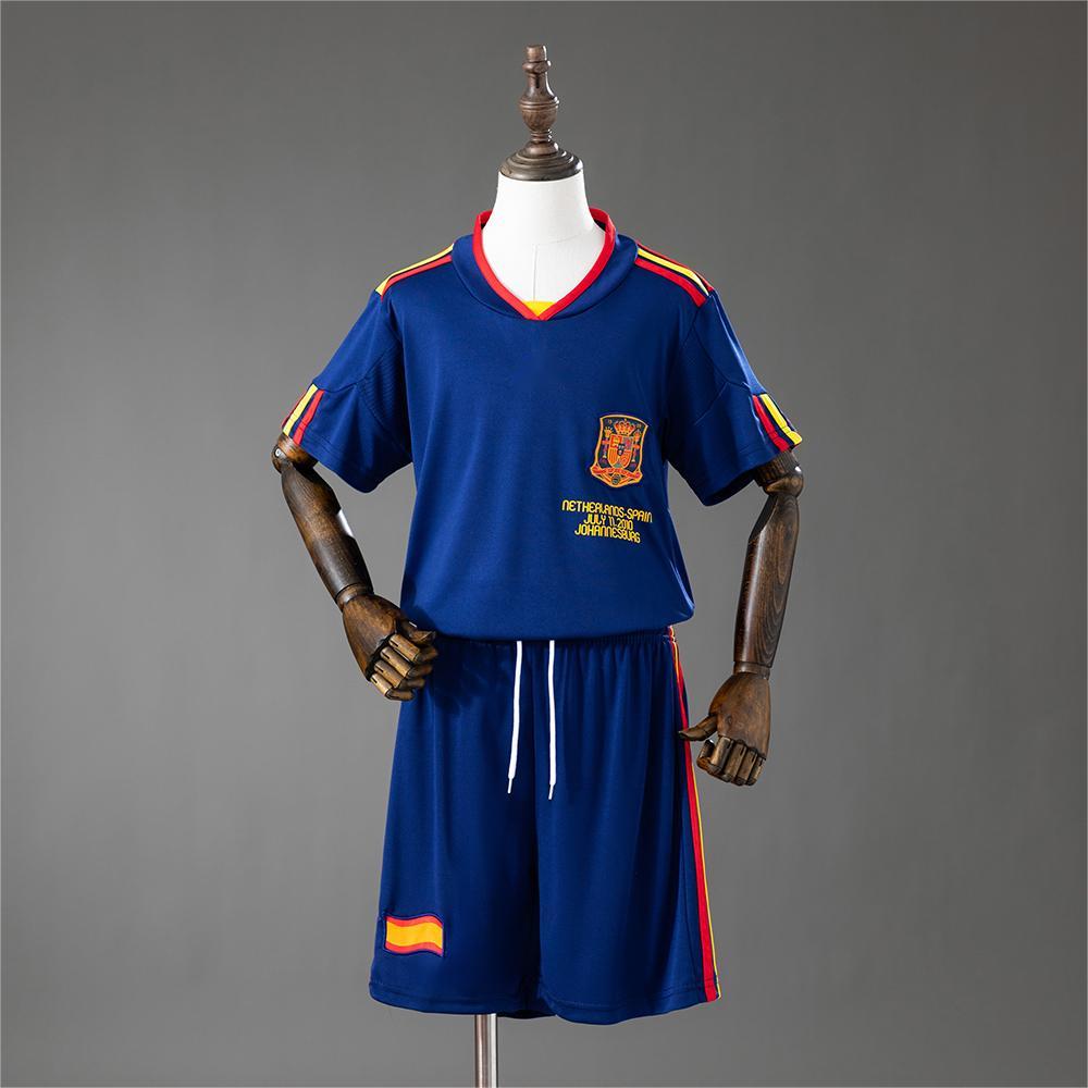 2010 Spain Away Retro Kids SIZE 16-28