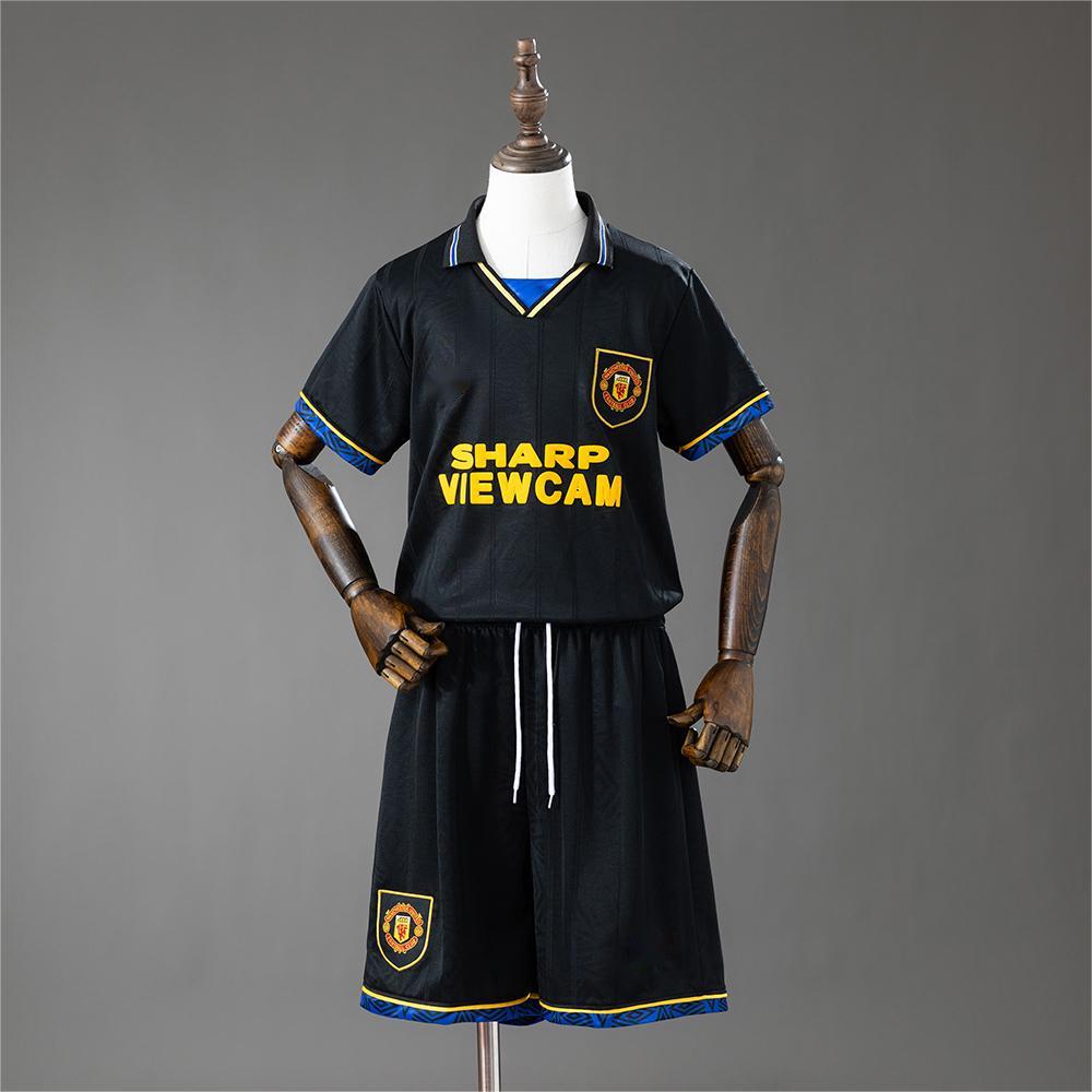 1993-94 Manchester United Away Retro Kids  Size 16-28