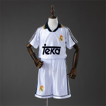 1998-00 Real Madrid Home Retro Kids SIZE 16-28