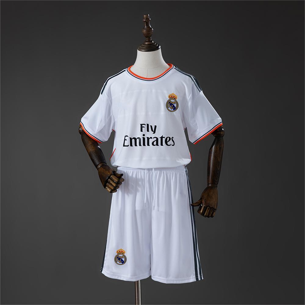 2013-14 Real Madrid Home Retro Kids Size 16-28
