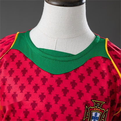2004 Portugal Home Retro Kids Size 16-28