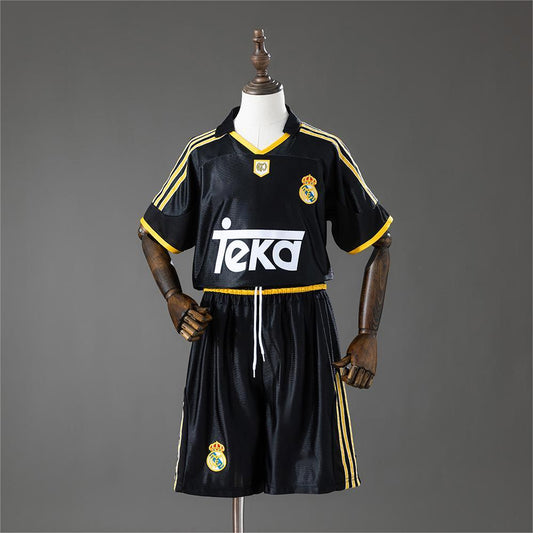 1999-01 Real Madrid Away Retro Kids Size 16-28