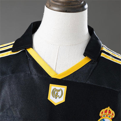 1999-01 Real Madrid Away Retro Kids Size 16-28
