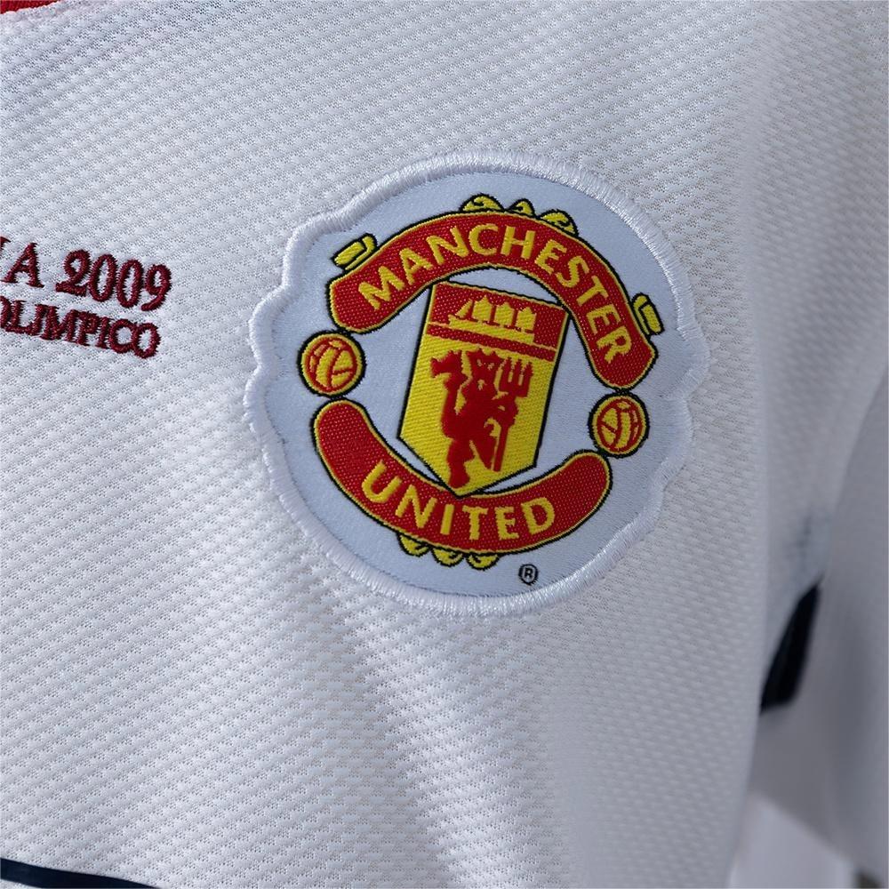 2008-09 Manchester United Away (UEFA Champions League) Retro Kids SIZE 16-28