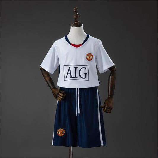 2008-09 Manchester United Away (League Edition) Retro Kids Size 16-28