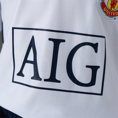 2008-09 Manchester United Away (League Edition) Retro Kids Size 16-28