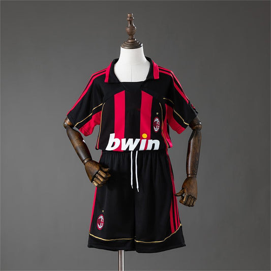 2006-07 AC Milan Home Retro Kids Size 16-28
