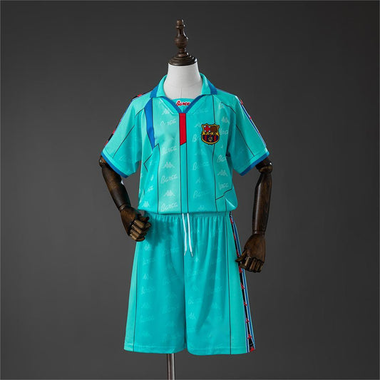 1996-97 Barcelona Away Retro Kids Size 16-28