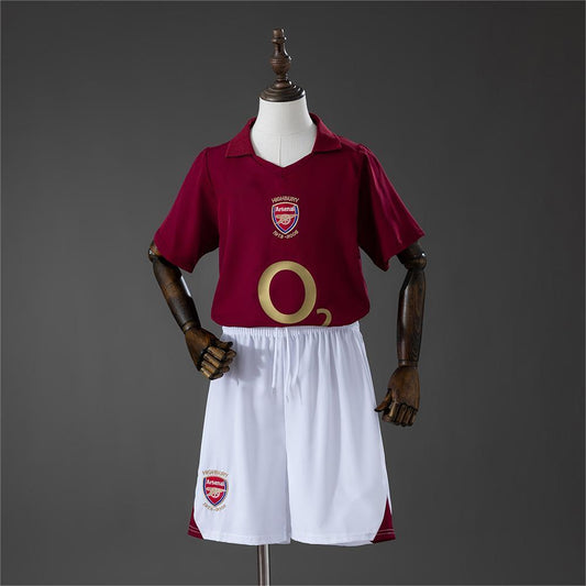 2005-06 Arsenal Home Retro Kids Size 16-28