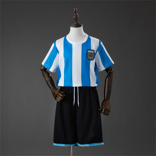 1986 Argentina Home Retro Kids Size 16-28
