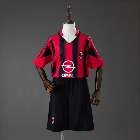 2004-05 AC Milan Home Retro Kids Size 16-28