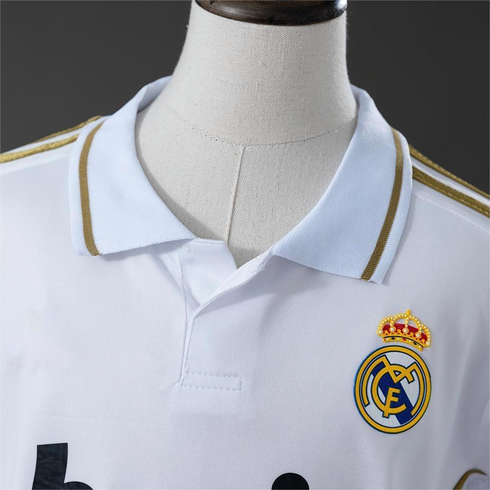 2011-12 Real Madrid Home Retro Long Sleeve Kids  Size 16-28
