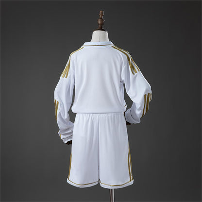 2011-12 Real Madrid Home Retro Long Sleeve Kids  Size 16-28