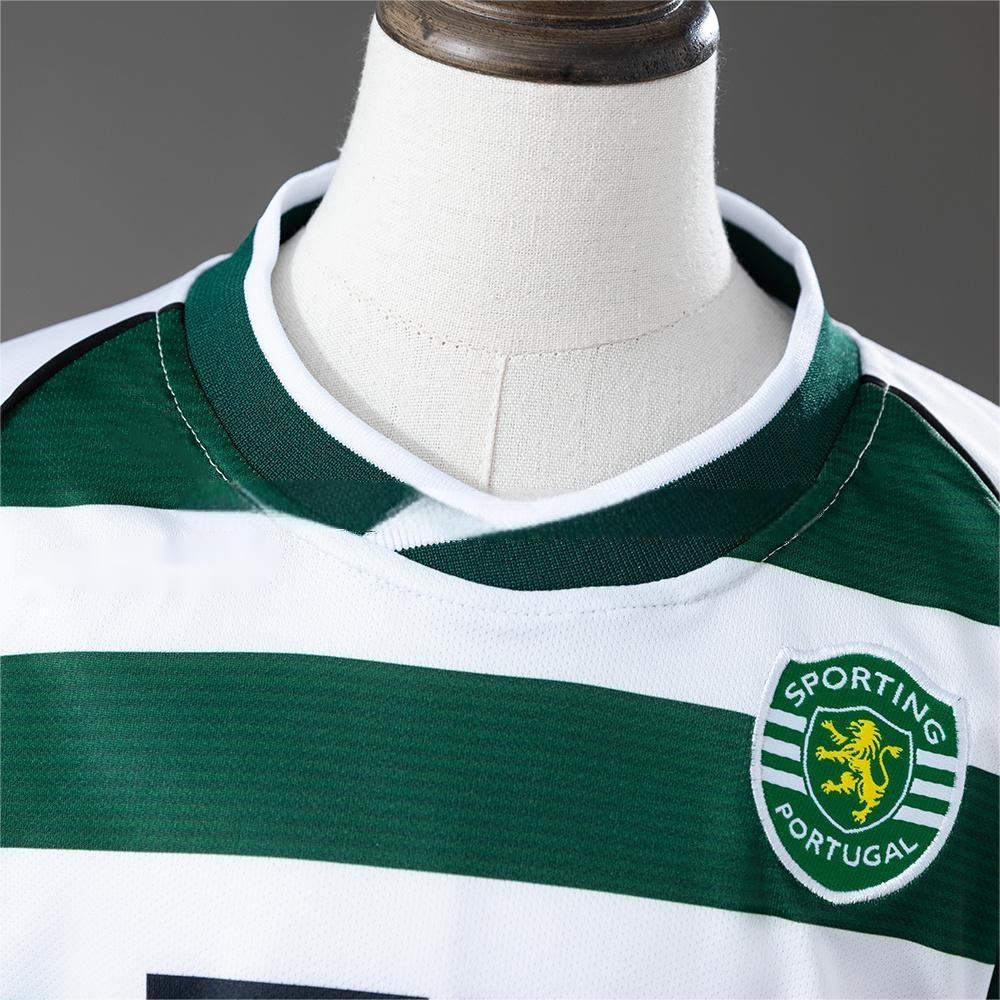 2001-02 Sporting CP Home Retro Long Sleeve Kids Size 16-28