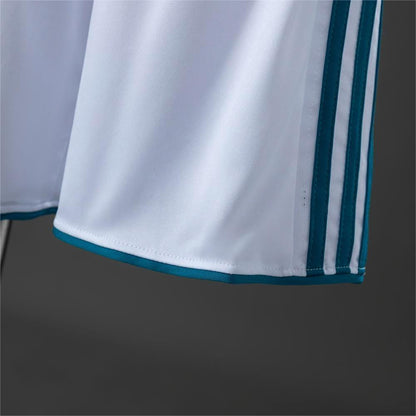 2017-18 Real Madrid Home Retro Long Sleeve Kids Size 16-28