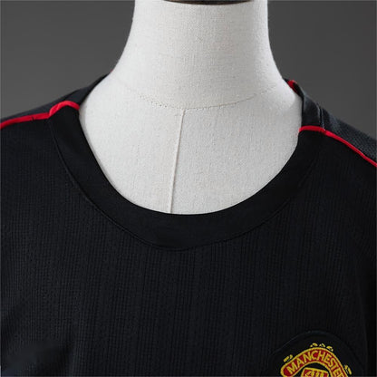 2007-08 Manchester United Away Retro Long Sleeve Kids SIZE 16-28