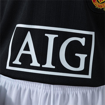 2007-08 Manchester United Away Retro Long Sleeve Kids SIZE 16-28
