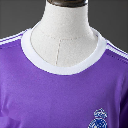 2016-17 Real Madrid Away Retro Long Sleeve Kids SIZE 16-28