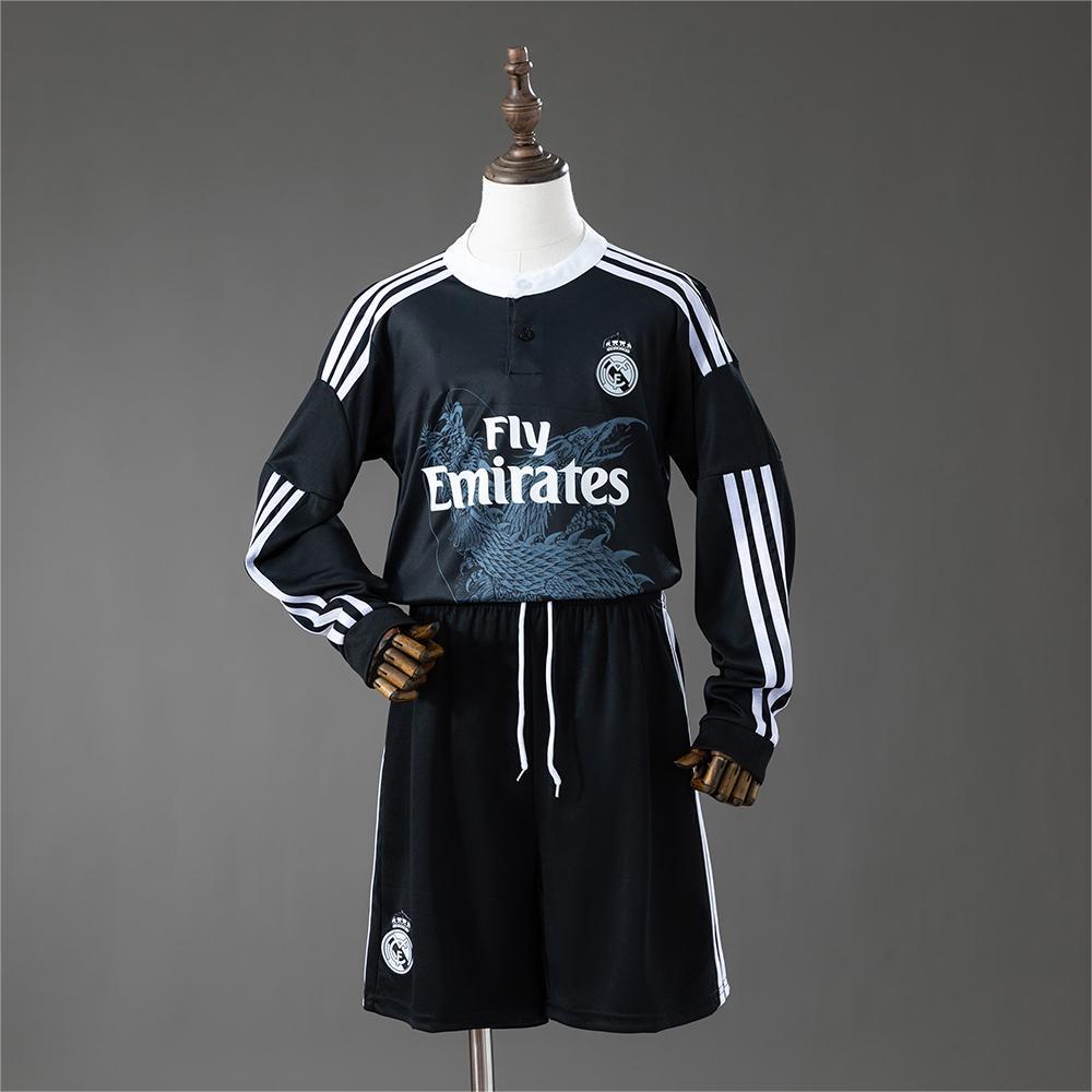2014-15 Real Madrid Third Away Retro Long Sleeve Kids SIZE 16-28